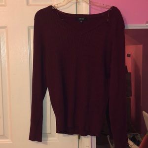 Wine colored sweater